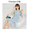 Threegun三枪 【水柔棉】圆领短袖女士家居裙睡裙-70479A011 商品缩略图0