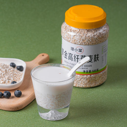 【买1送1 ，买2送2 俄罗斯进口 】璟小棠·黄金高纤燕麦麸 俄罗斯🇷🇺精选燕麦麸 更高膳食纤维 更强饱腹感 富含蛋白质、维生素等营养 助力血糖平稳 口感Q弹顺滑 500g/罐 商品图4