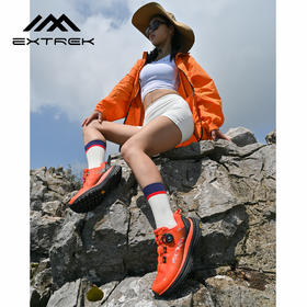 天越/Extrek 野马旋钮E-dry防水VIBRAM低帮户外鞋徒步鞋