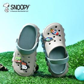 【秒杀】SNOOPY史努比儿童凉鞋软底夏季透气中大童凉拖鞋防滑男童洞洞鞋30-41