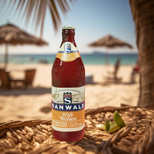 德国进口圣瓦德斯图加特小麦白啤酒500ml 商品图2