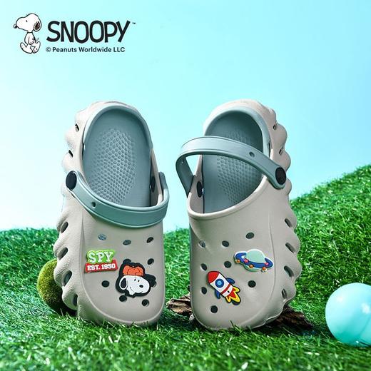 【秒杀】SNOOPY史努比儿童凉鞋软底夏季透气中大童凉拖鞋防滑男童洞洞鞋30-41 商品图5