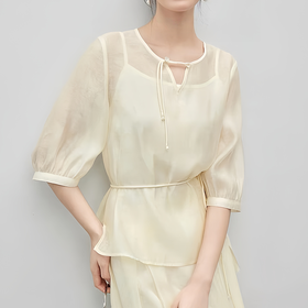 新中式国风服饰合集 | 一共8款。有国风上衣、旗袍套装、旗袍连衣裙，款款都太优雅了。