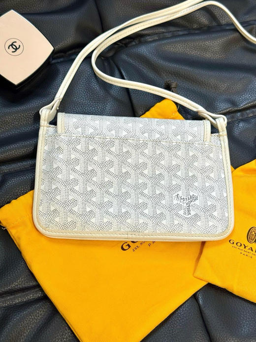 Goyard Plumet 白色 老花 小号 信封 斜挎包 商品图1