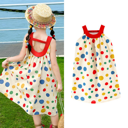 【45.9元起】儿童纯棉连衣裙高品质女童夏季休闲裙时尚连衣裙 商品图6