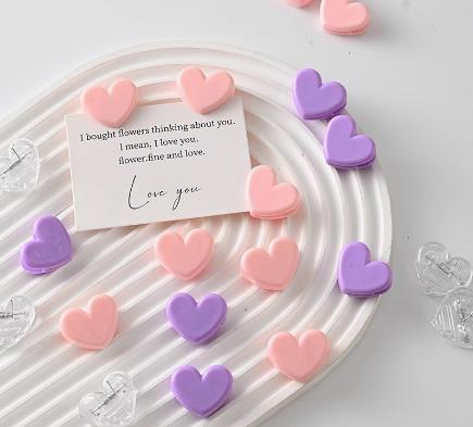 爱心卡片夹彩色心形 商品图4
