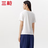 Threegun三枪 【爽滑竹棉】印花圆领女士短袖上衣打底衫-24110A011 商品缩略图6