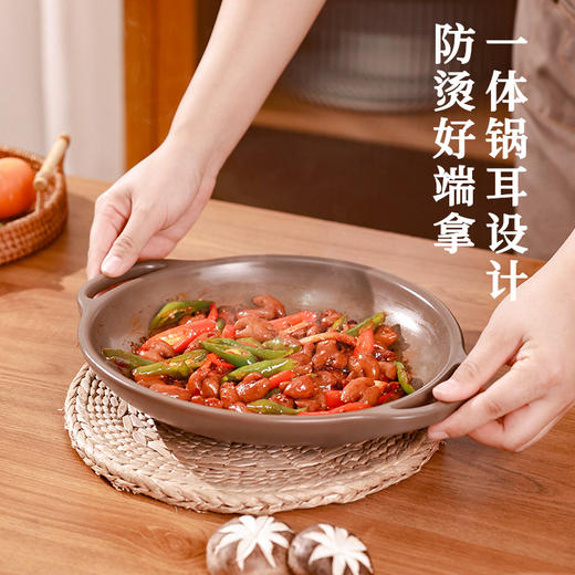 【福星干煲】陶煲王法式福星干煲陶瓷酒精锅耐高温明火干锅锅家用菜锅烤盘 商品图5