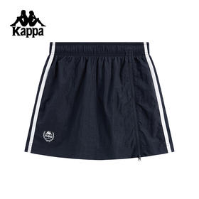 Kappa卡帕背靠背运动短裙女2025新款夏季休闲半身裙跑步裙子裙裤K0F62QQ01