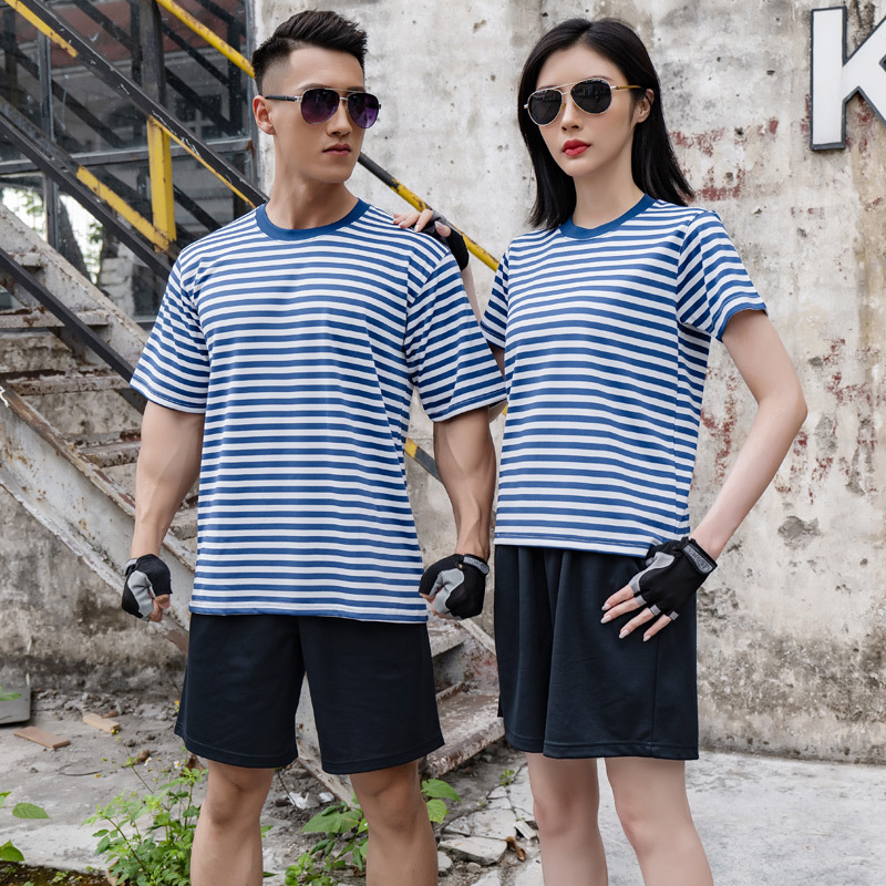 【经典复刻 经久不衰 快干舒适】海魂衫夏季体能训练服2件T恤或1套装（2件上衣需要不同码数的兄弟，请下单备注码数）