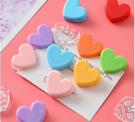 爱心卡片夹彩色心形 商品图3