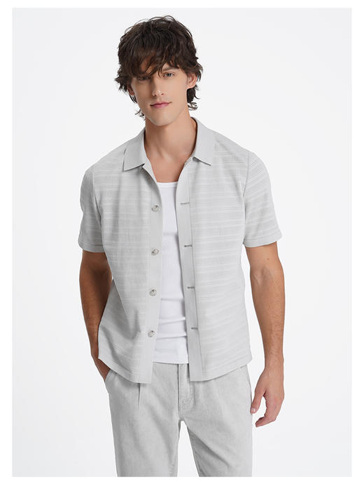 callisto水雾灰衬衫款时尚外套 商品图2