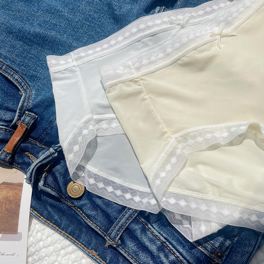 【6条独立装】 迪蕉冰丝女士内裤 超薄裸感  性感女生 纯棉7A抗菌裆 高弹腰边 超薄贴身 丝滑不勒 穿衣无痕 商品图2