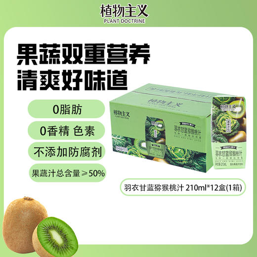 【特惠】植物主义羽衣甘蓝猕猴桃汁210ml*12 商品图0