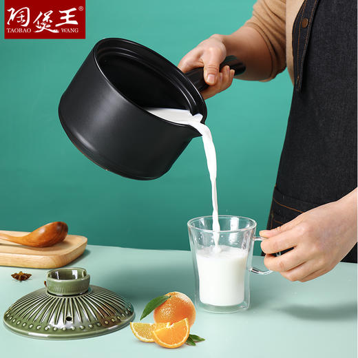 【烧之宝奶锅】陶瓷奶锅燃气灶适用砂锅家用燃气明火耐高温煮面煮粥锅早餐锅 商品图1