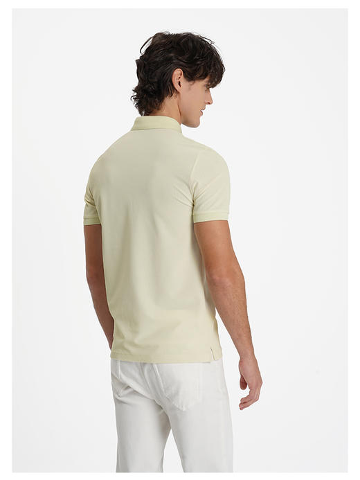 callisto绿调黄色简约透气T恤 商品图4