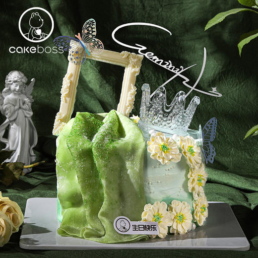 “蝶境画夏”水果奶油蛋糕 商品图0