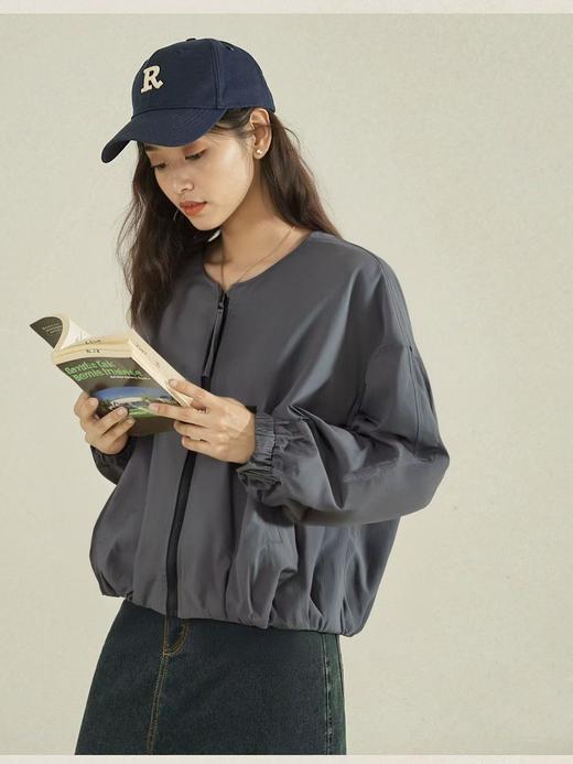 女王节抢购价-不支持退 不支持退货【自营】超值促→粉弟2025秋款新品  秋季新品棒球领花苞挺括外套-喜出 商品图0