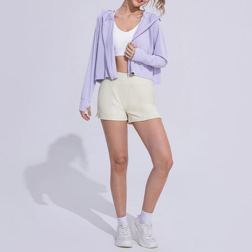 跃牌【欲动春风】系列 夏季防晒衣女黑胶帽檐冰丝防紫外线外套户外运动防晒服D16003 商品图3