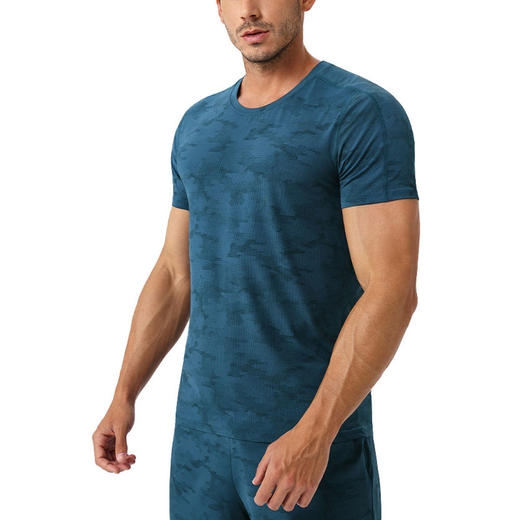 跃牌【欲动春风】男装系列 男士宽松运动短袖凉感透气运动跑步t恤户外休闲健身训练速干短袖51231 商品图4