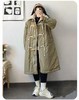 【诗铭洛可】2316棉服内里夹棉可收腰长款棉服外套B11-2 商品缩略图3
