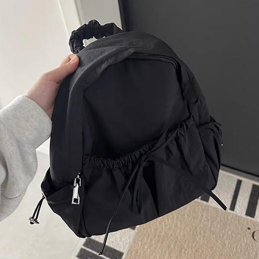 裁缝学苑AH16韩系百搭学院风双肩包背包休闲轻薄Q尼龙 商品图1