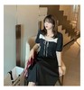 【诗铭洛可】XC2268连衣裙撞色领口小黑裙B14-1长款/B16-3短款 商品缩略图3
