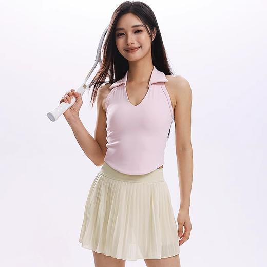 跃牌【禅语梵心】裸感透气翻领美背瑜伽背心健身文胸紧身户外运动跑步健身服WX5501 商品图3