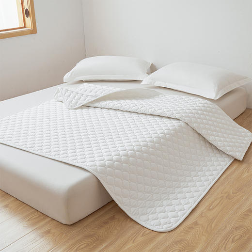 自然醒酒店双面全棉抗菌床褥软垫纯棉薄款床褥子可水洗席梦思防滑保护垫隔脏垫被LN 商品图13