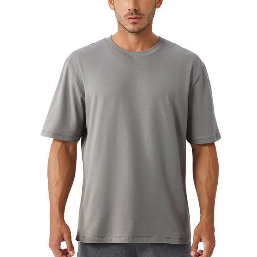 跃牌【欲动春风】男装系列 男士抑菌速干运动T恤宽松透气跑步健身服户外运动休闲短袖51234 商品图4