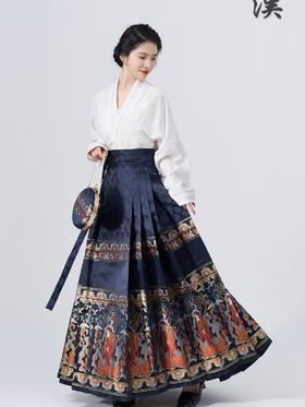 【诗铭洛可】W1059刺绣飞机衫改良汉服单件上衣B15-1