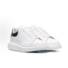 Alexander McQueen亚历山大麦昆 Oversized Sneaker 光滑小牛皮 低帮 时尚板鞋 男款 黑白 商品缩略图0