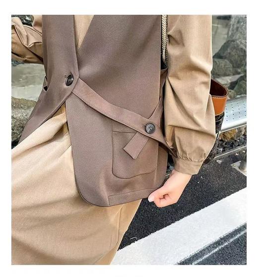 【诗铭洛可】XC7501马甲侧系扣单件马甲B10-3 商品图6