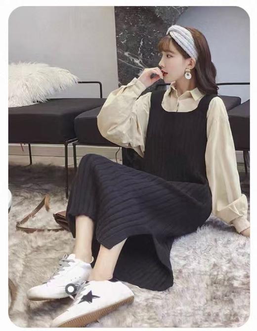 【诗铭洛可】7105针织吊带裙单件B15-2 商品图0