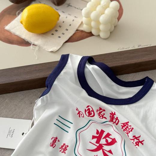 【❤️国民闺女瑶一Y同款‼️】29.9/套‼️背心套装A类兄妹装男女宝同款透气吸汗店 商品图3