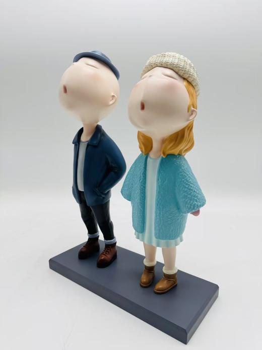 吴琼《深冬物语-蓝黑版》限量雕塑 商品图1