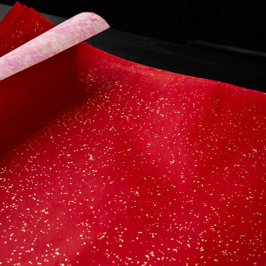 60-70年代顶级四尺大红细金蜡笺(一卷24张） 商品图9