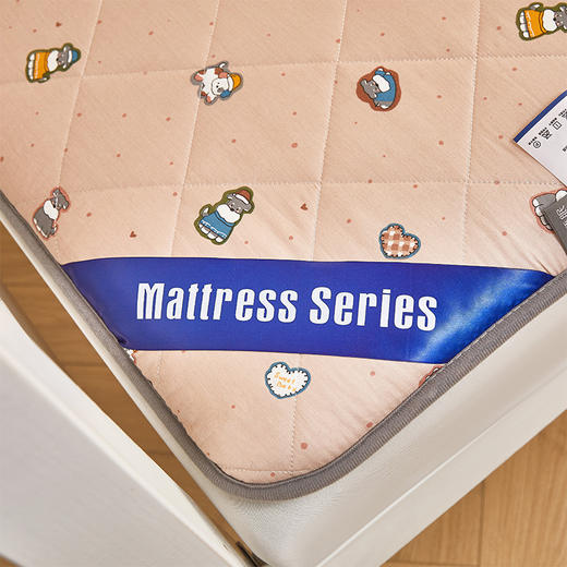 自然醒全棉纯棉抗菌三明治学生床垫4cm软垫床褥垫宿舍床垫家用卧室垫子可折叠LN 商品图9