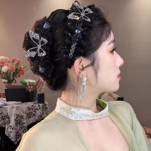 丁摩 发箍女[高颅顶]宽边头箍气质蝴蝶发卡显发量头饰外出百搭头饰5ZF-141 商品图1