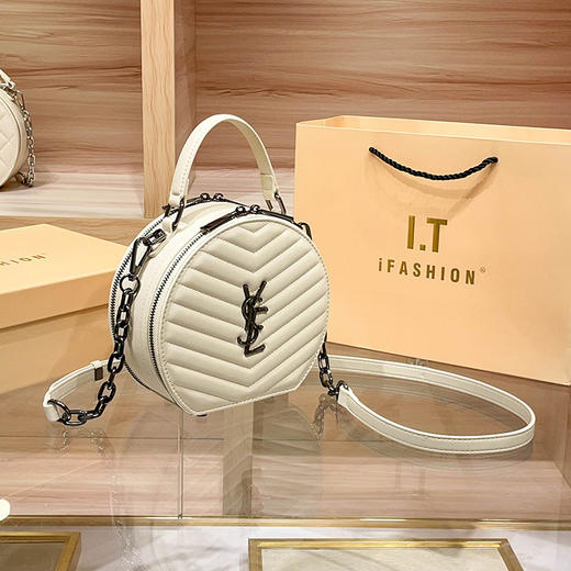 丁摩 小圆包女新款简约洋气百搭女士手提斜挎小包5ZF-9109 商品图6