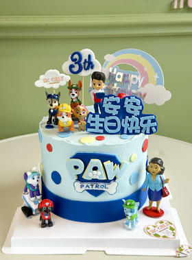 狗狗玩具装饰蛋糕/汪汪队