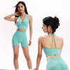 跃牌【禅语梵心】裸感透气纽结美背瑜伽背心健身文胸紧身户外运动跑步健身服WX5314 商品缩略图0