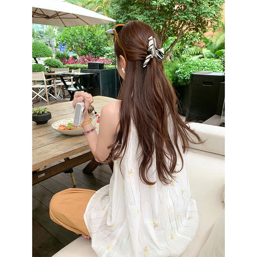 <曾小咸推荐>夏季新款法式挂脖背心吊带女 商品图4