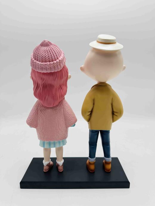 吴琼《深冬物语-粉黄版》限量雕塑 商品图3