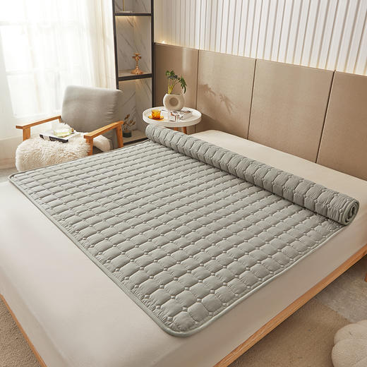 自然醒原棉大豆床褥垫酒店款可机洗保护垫家用床垫软垫铺床褥子防滑垫被单人宿舍床褥垫LN 商品图6