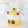 P014 “奶油霜手绘布丁狗” 手绘蛋糕 商品缩略图1