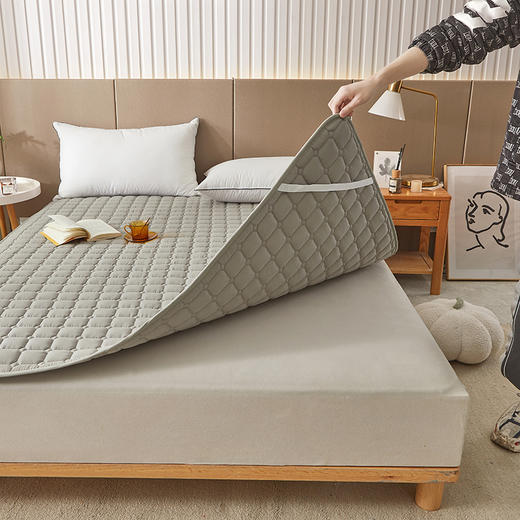 自然醒原棉大豆床褥垫酒店款可机洗保护垫家用床垫软垫铺床褥子防滑垫被单人宿舍床褥垫LN 商品图5