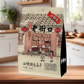 老街口山核桃味瓜子300g葵花籽坚果炒货零食网红爆款追剧必备