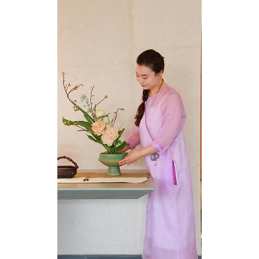 【抖音专属】【陌上花系列】圆领连衣裙（24707349-昌荣） 商品图4