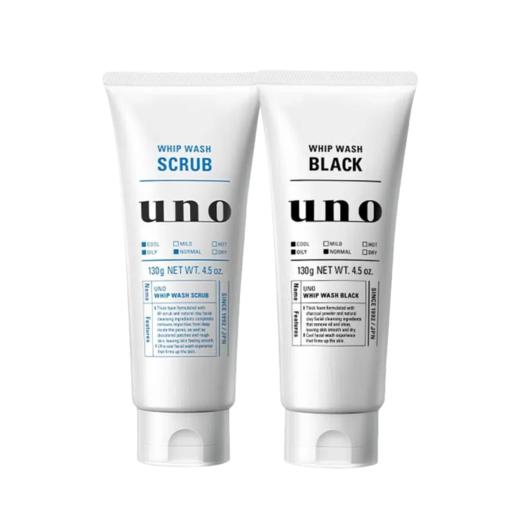 【男士专属】吾诺洁面膏130g 黑-控油清洁  蓝-磨砂去角质112399/112400 商品图0